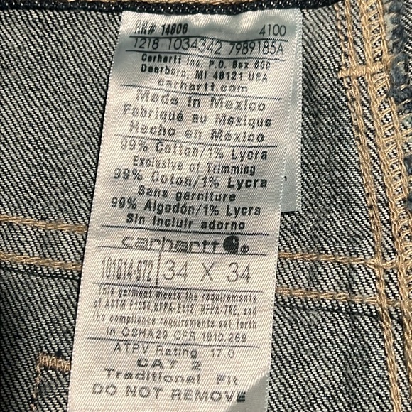 Carhartt 101814 FR Rugged Flex Traditional Fit Jean, 34x34 - Picture 14 of 14